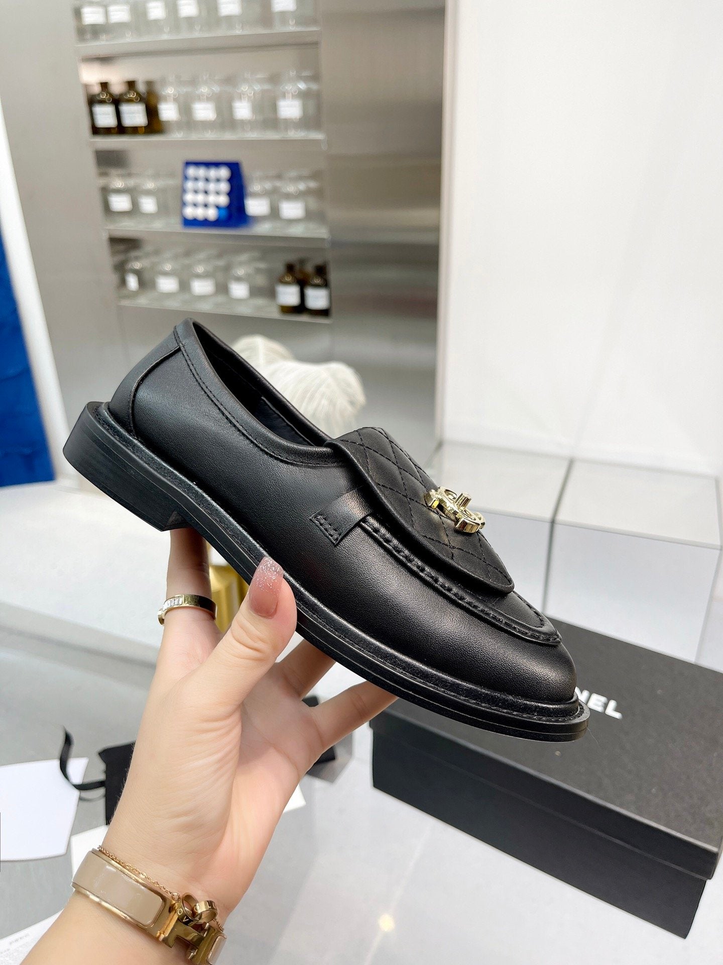Black C Loafers