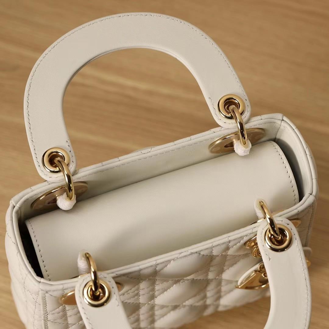 Latte Cannage Mini LD Bag