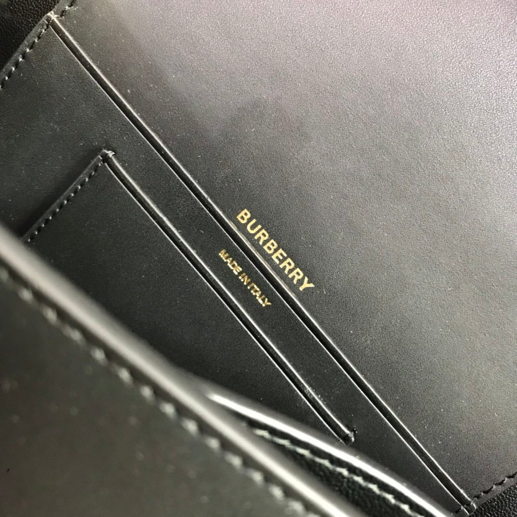 Black small leather BO bag