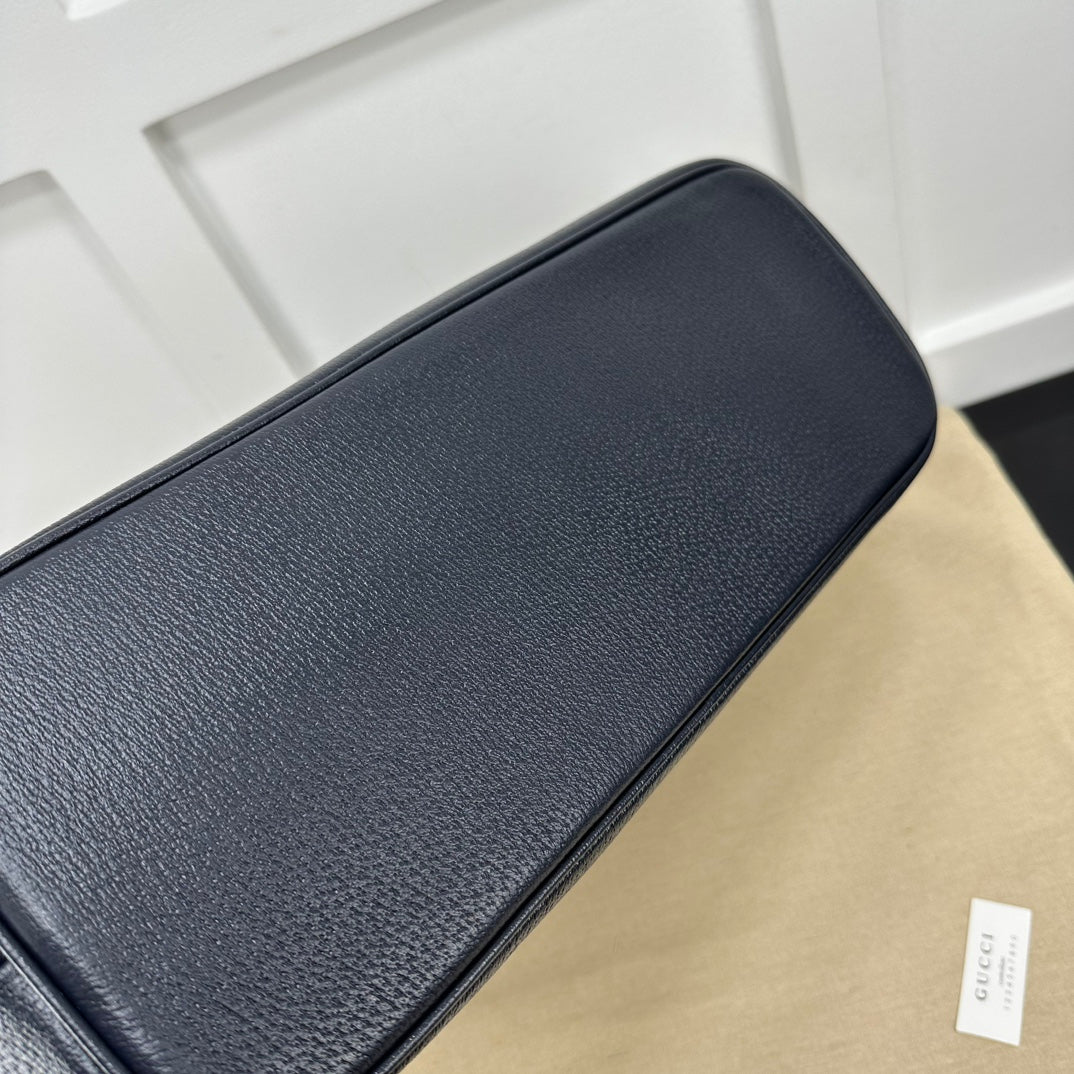 Beige & Blue GO Medium Tote Bag