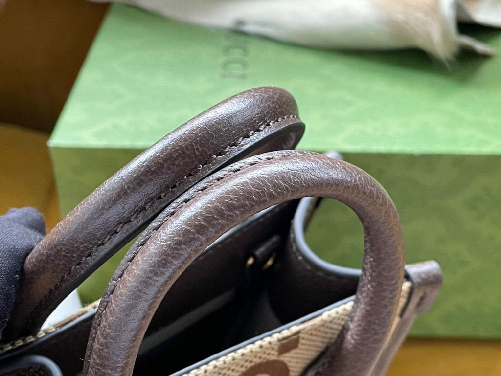 Camel GJ mini tote bag