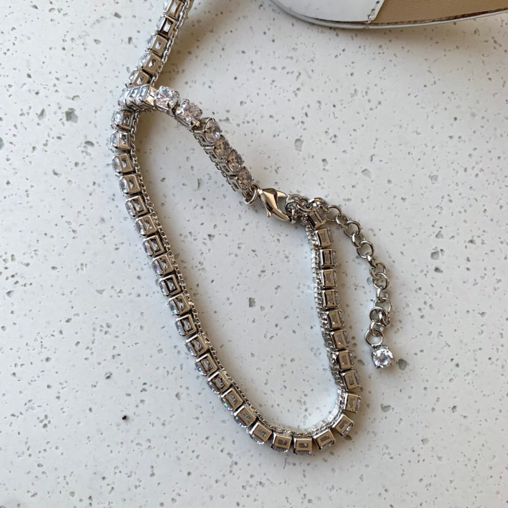 Platinum Ice Dusty Glitter JS Pumps