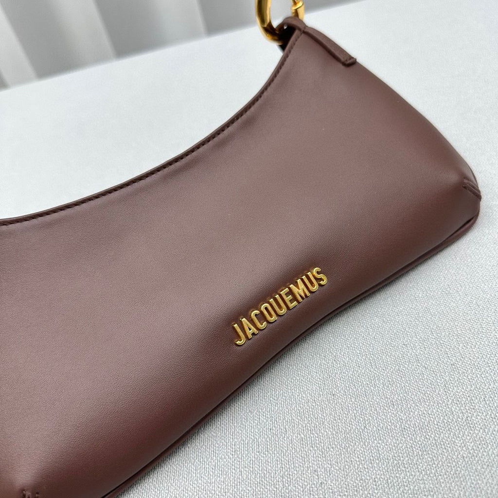 Dark Brown LB Carabiner Strap Shoulder Bag