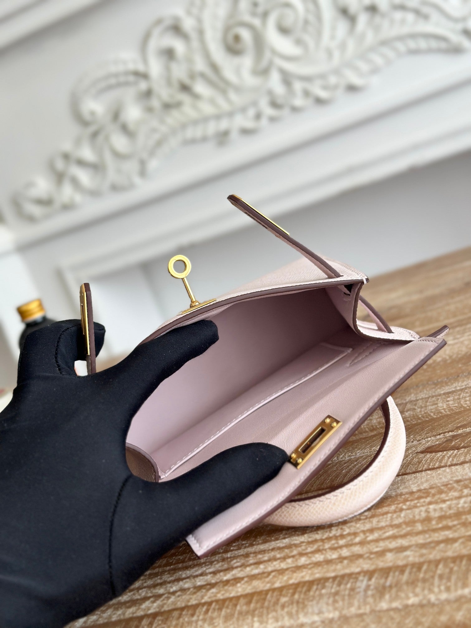 Light Pink Kelly 20 With Gold Hardware