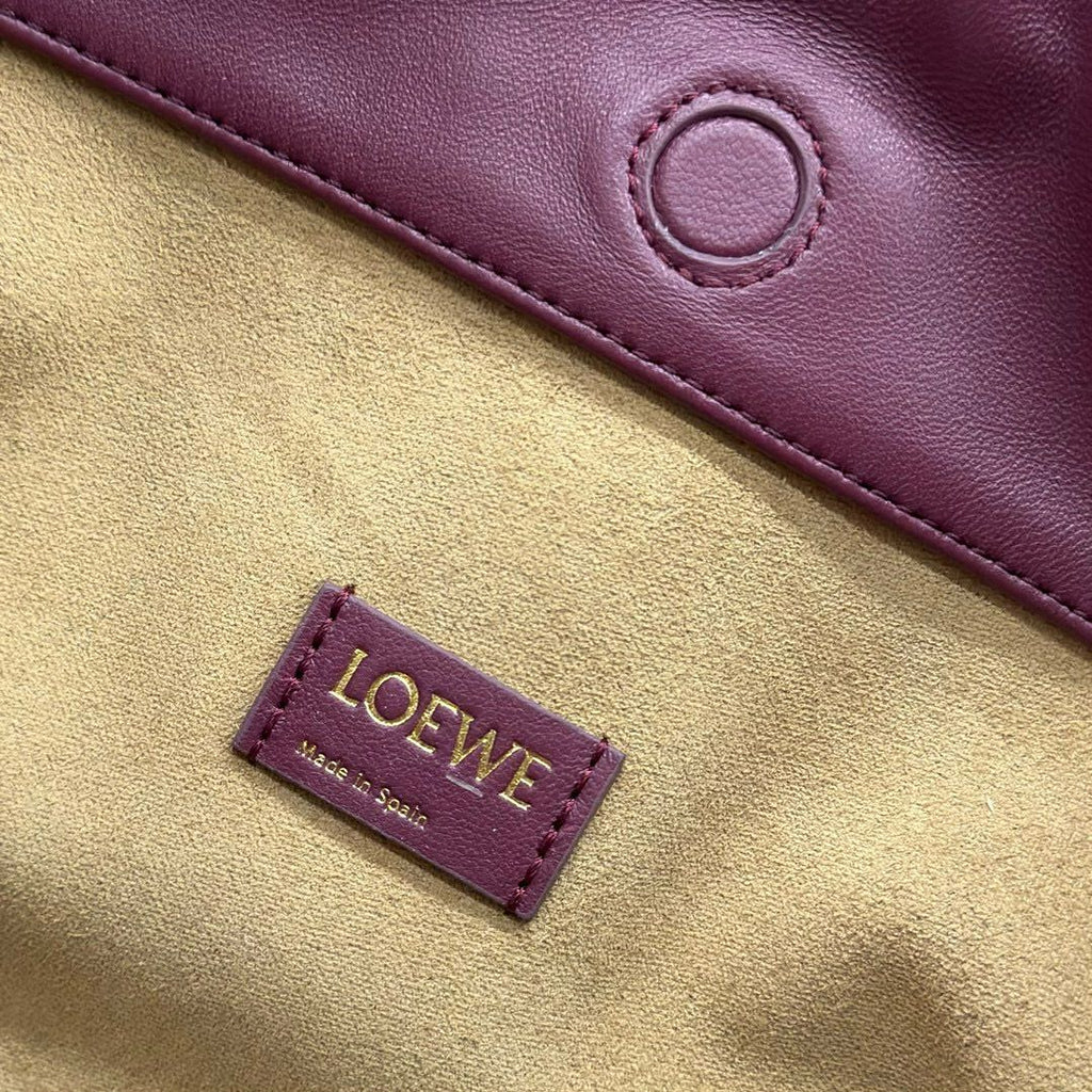 Dark Burgundy Medium Flamenco Purse