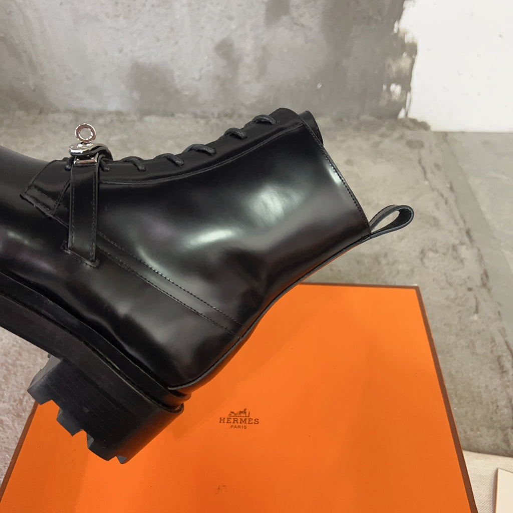 Black Funk Ankle Boot