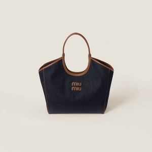 Blue/Brandy IVY Denim Bag