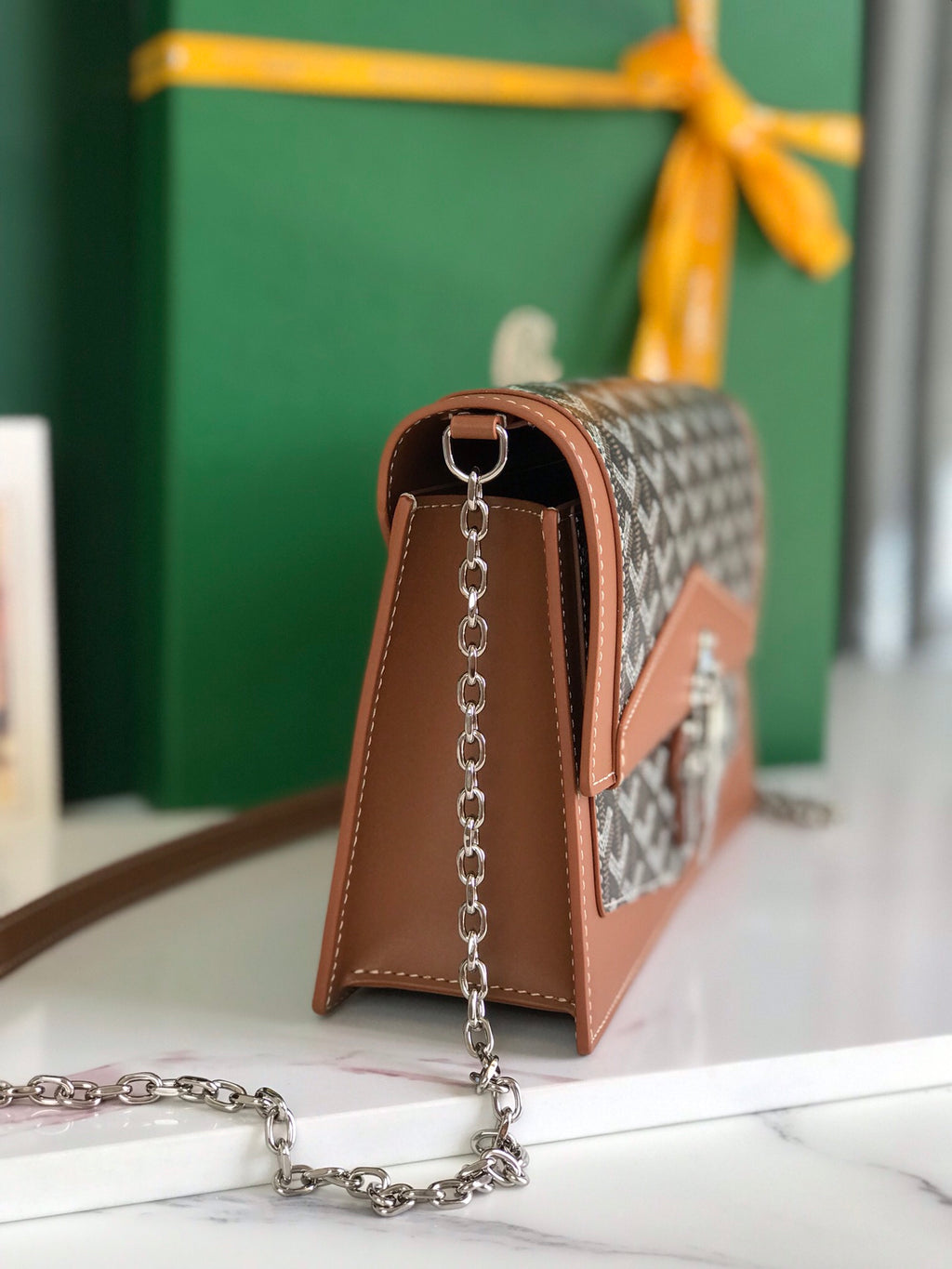 Black & Tan Duchesse Marie-Caroline Bag