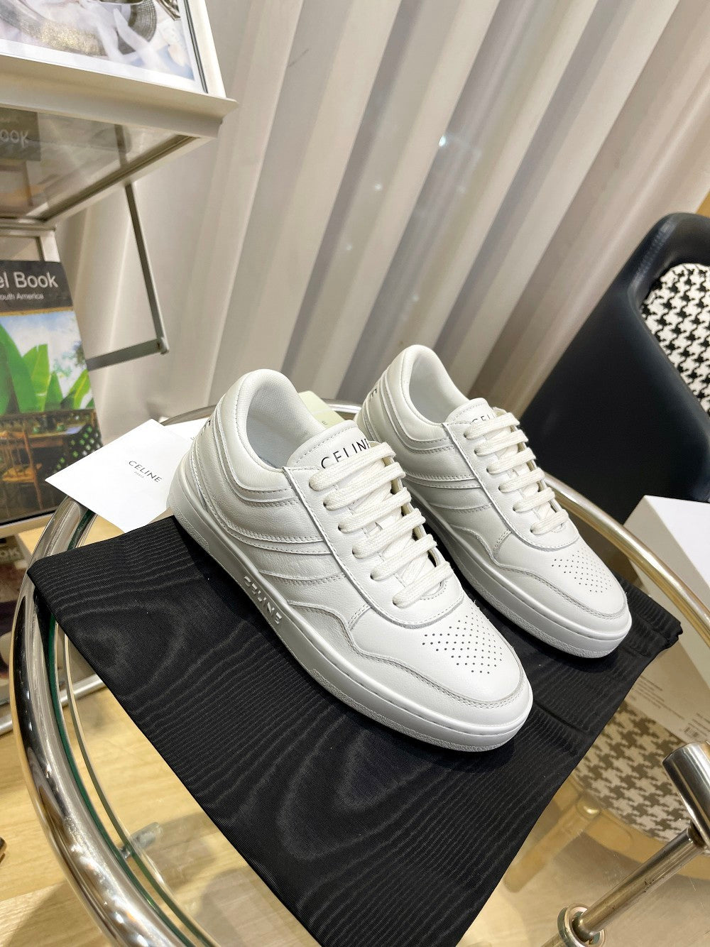 Optic white CT low lace-up sneakers