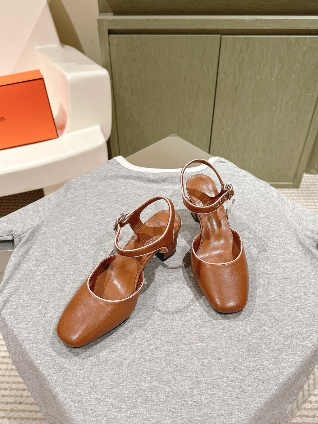 Marron Alezan Kamilla 60 Pump