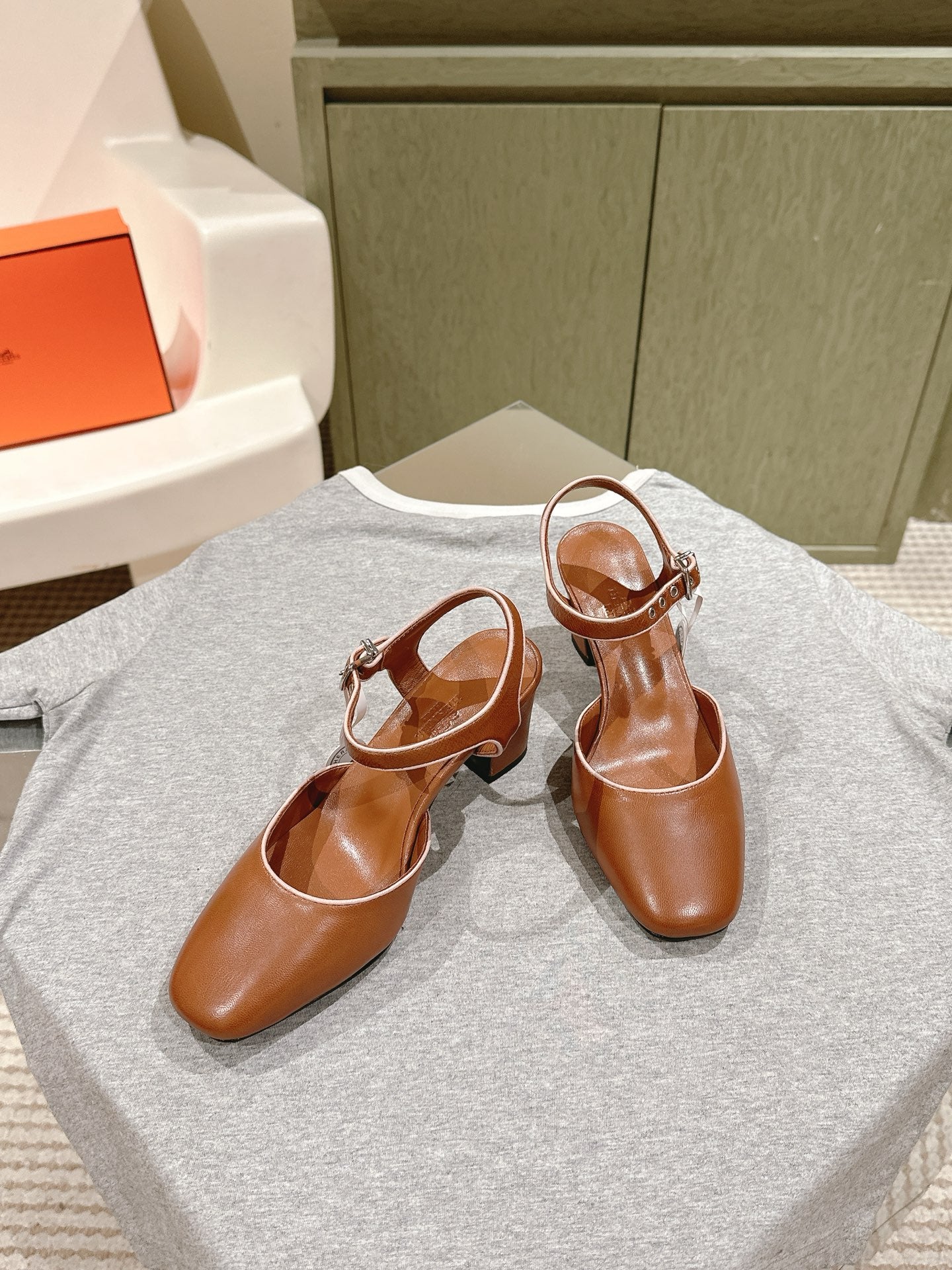 Marron Alezan Kamilla 60 Pump