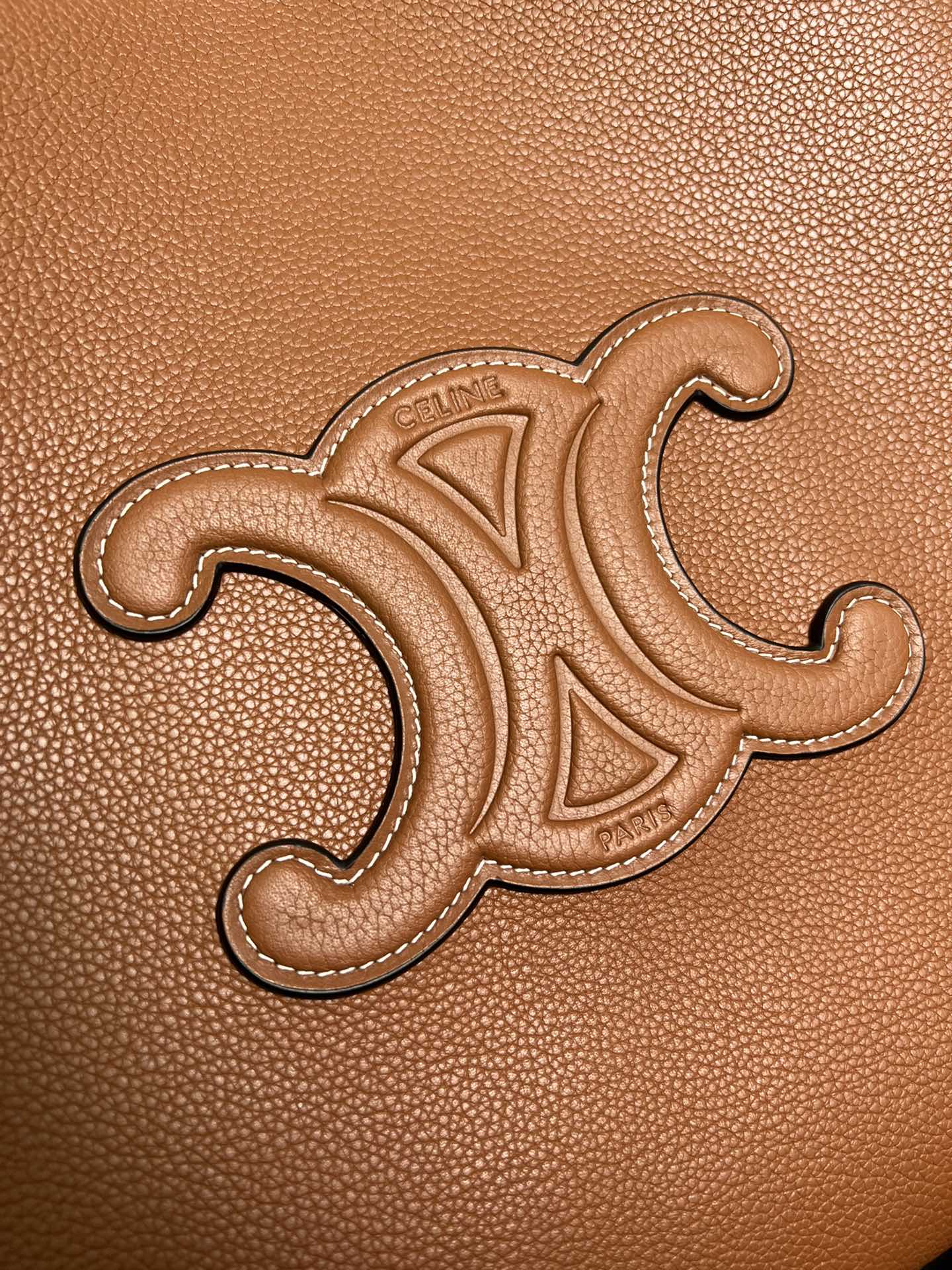 Tan Small Cabas Anaïs Cuir Triomphe