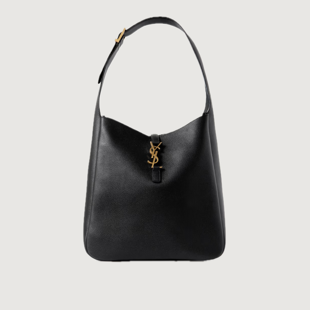 Black Le 5 à 7 Large Leather Shoulder Bag