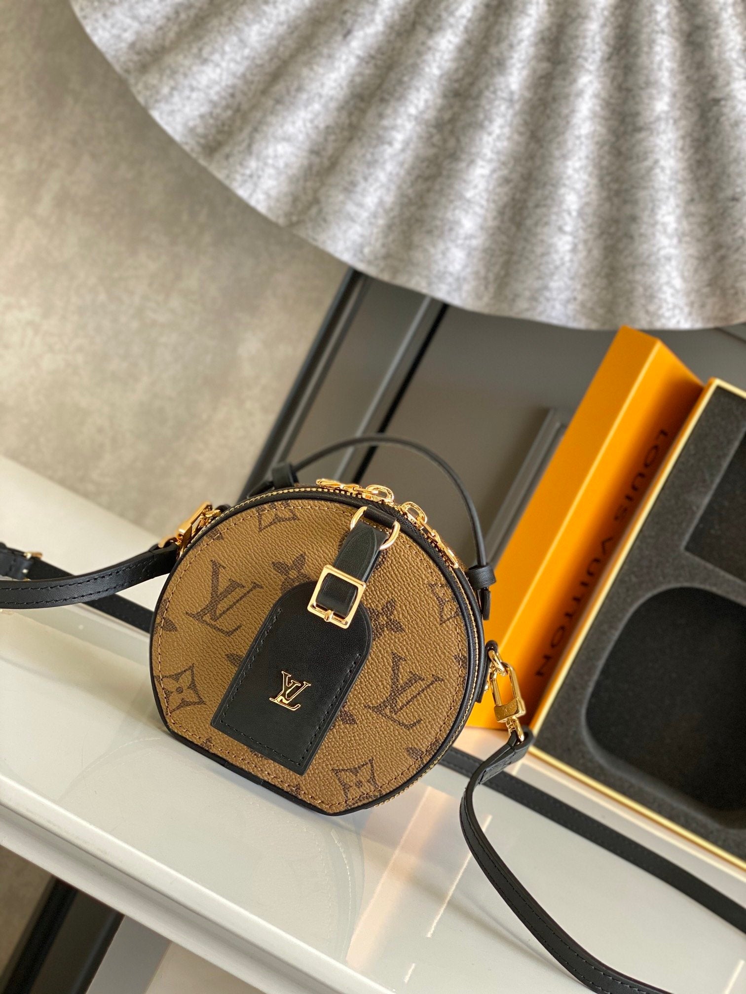 Brown & black BC mini bag