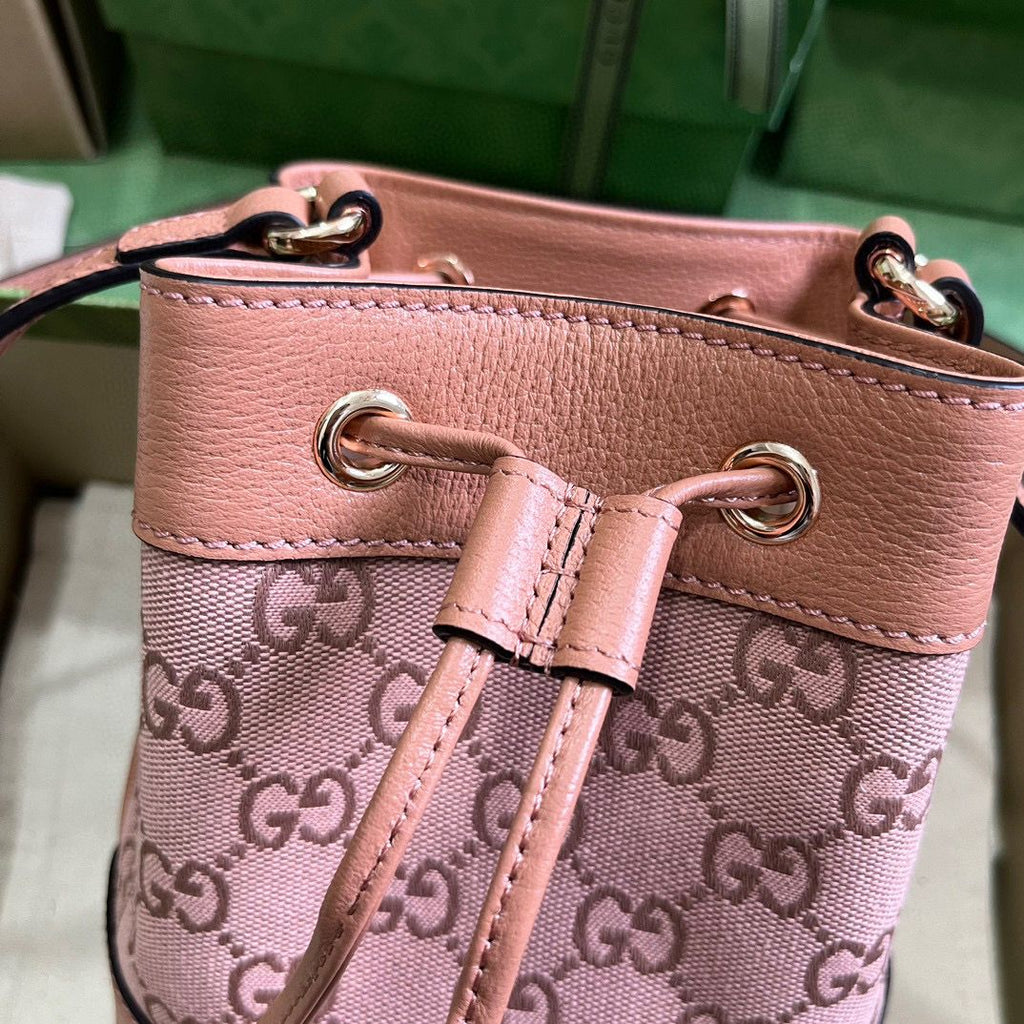 Pink OG Mini Bucket Bag