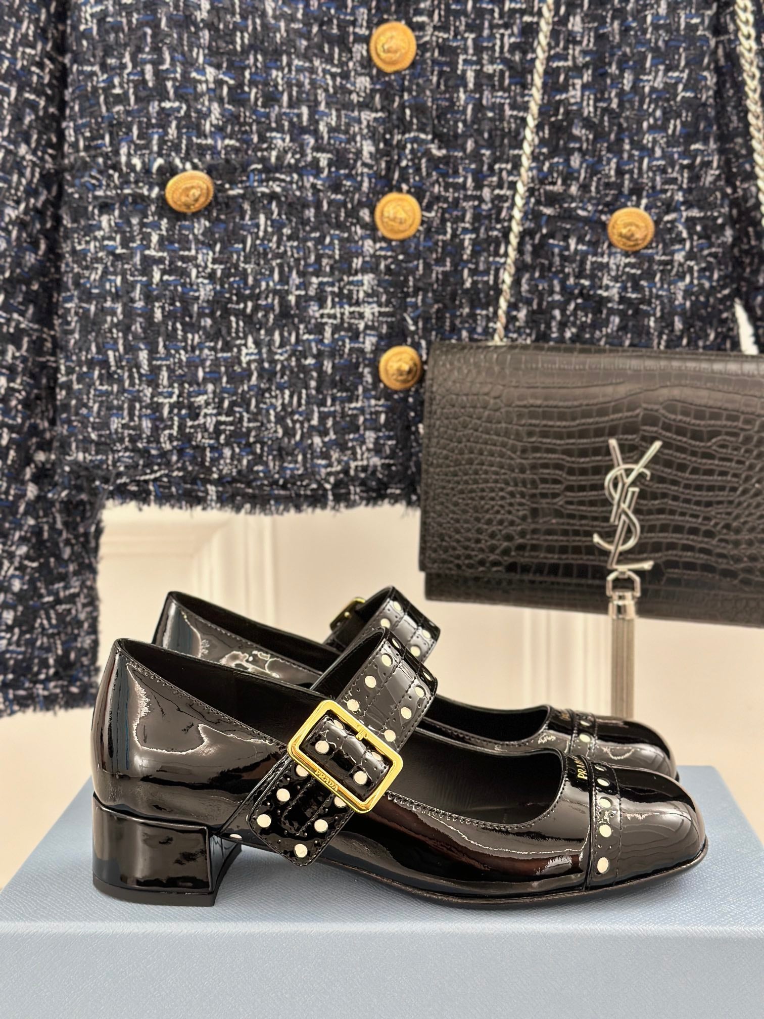 Black Mary Jane Pumps