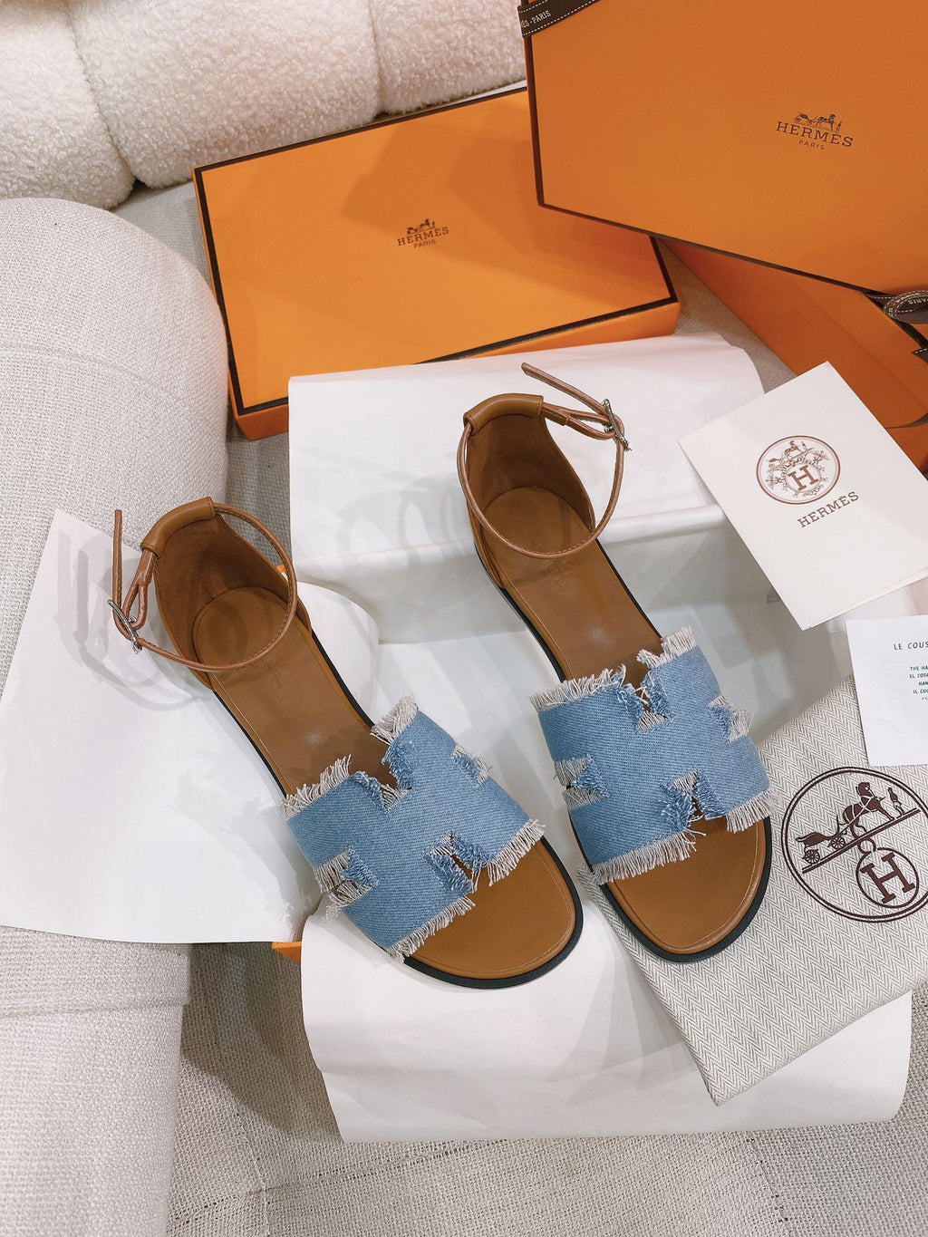 Bleu Clair / Nature HS Sandal