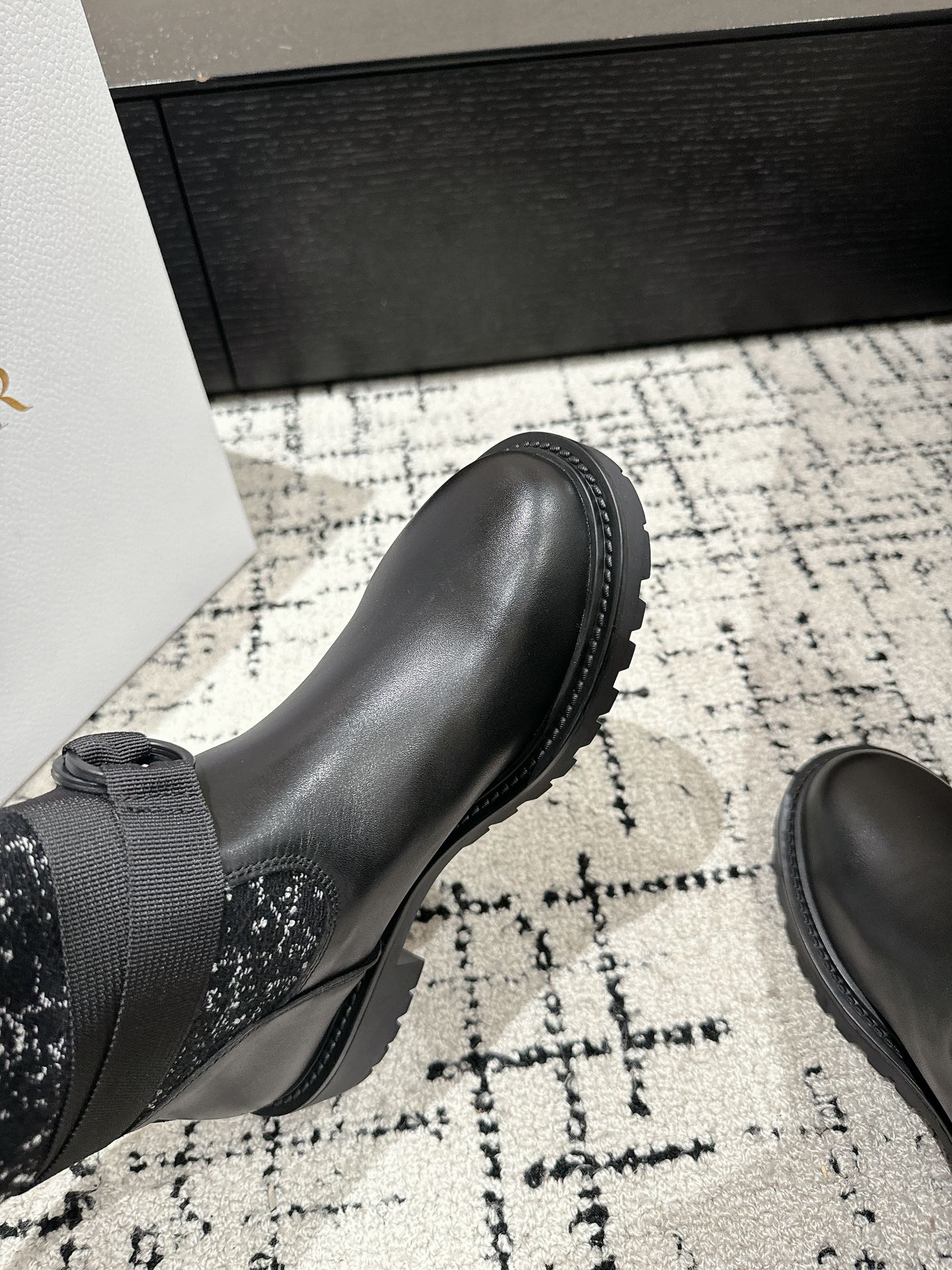 Black & White DM Boot