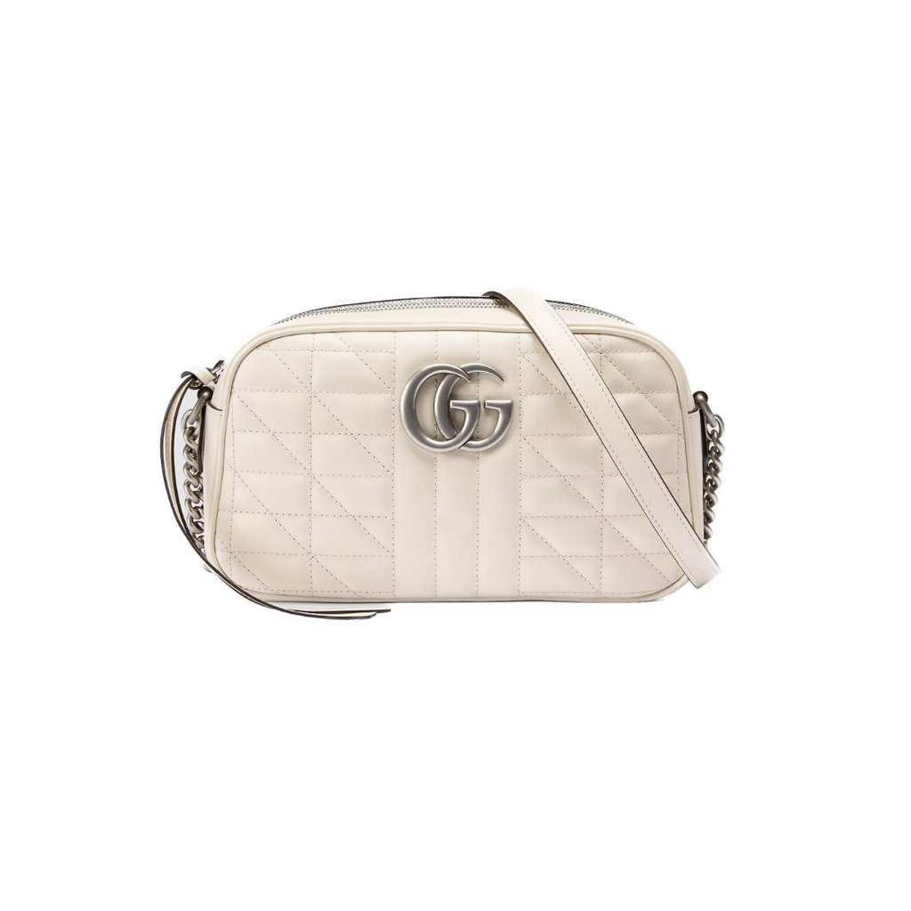 White GM Small Shoulder Bag