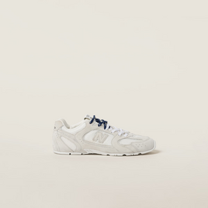 White NxM 530 SL Suede Sneakers