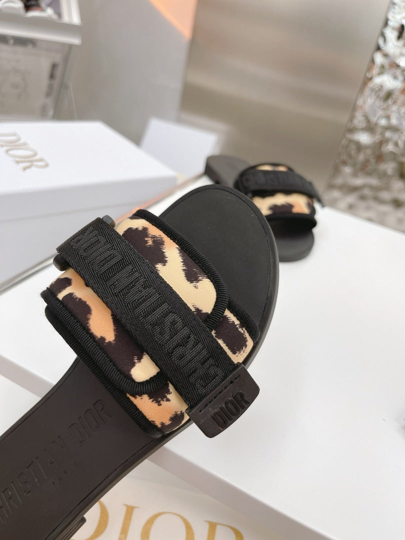Beige multicolor DE slide