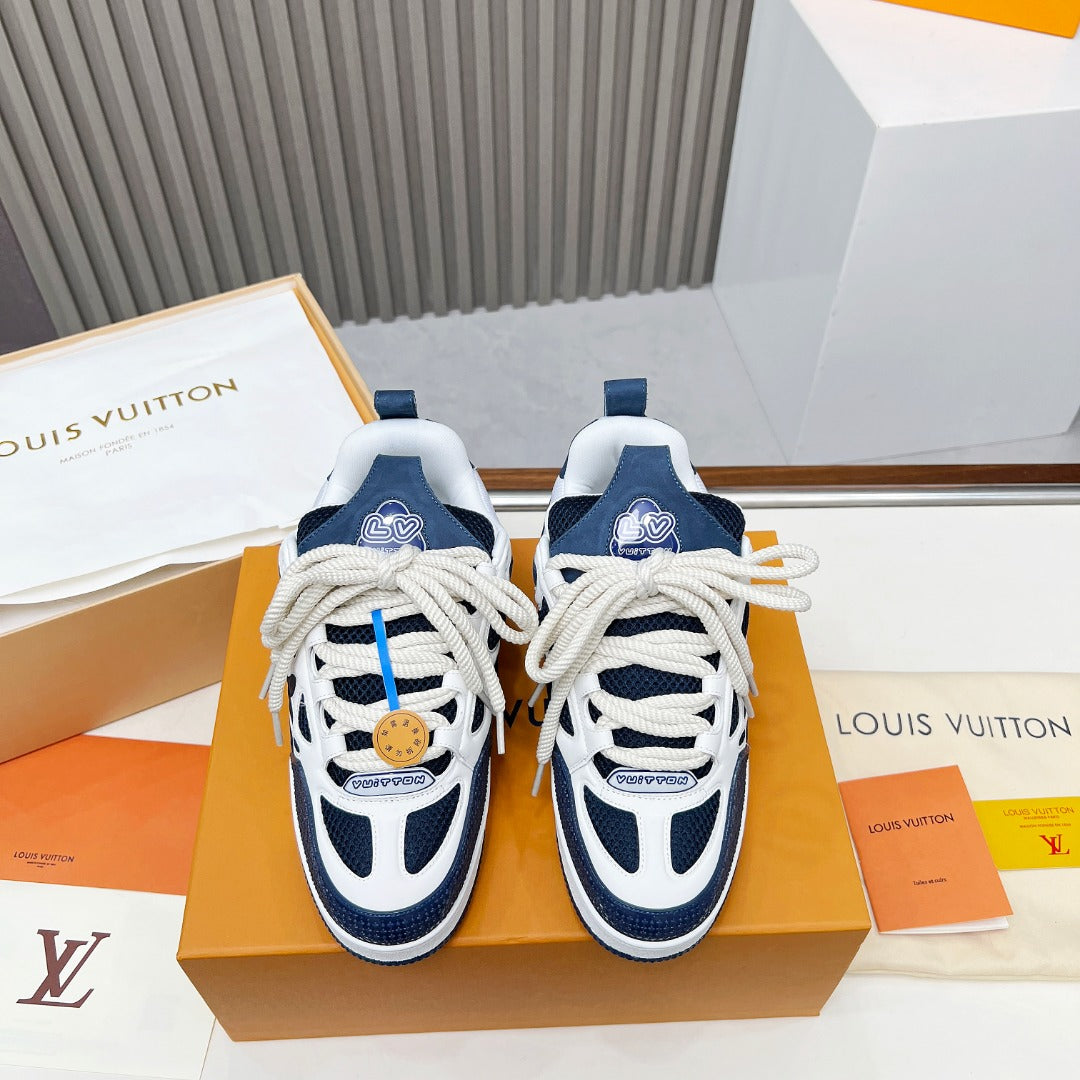 Men's Navy Blue Skate Sneaker