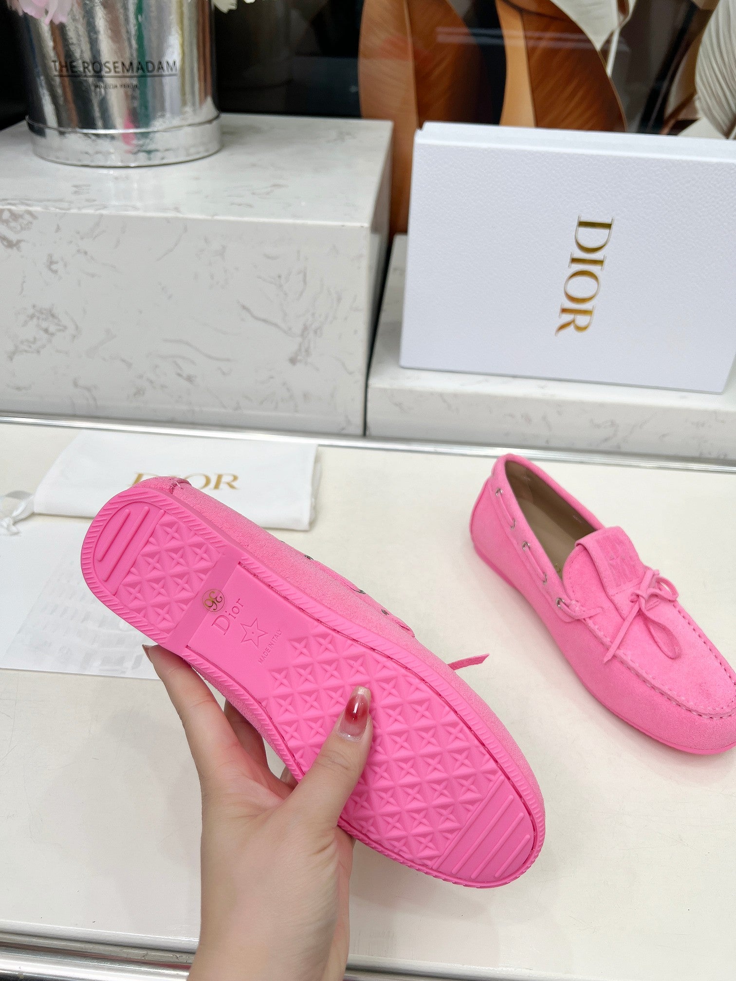 Fluorescent Pink Miss D Street Loafer