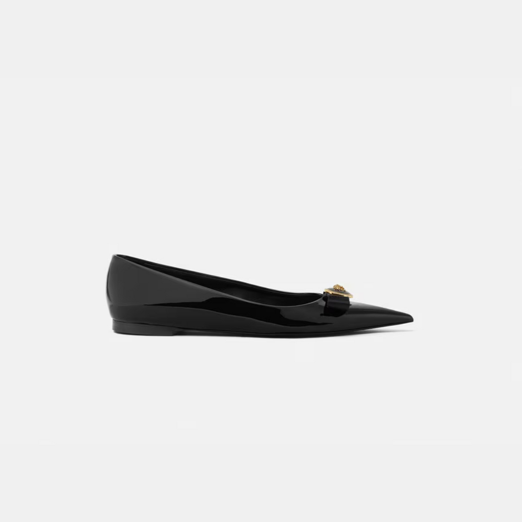 Black VG Ribbon Flats