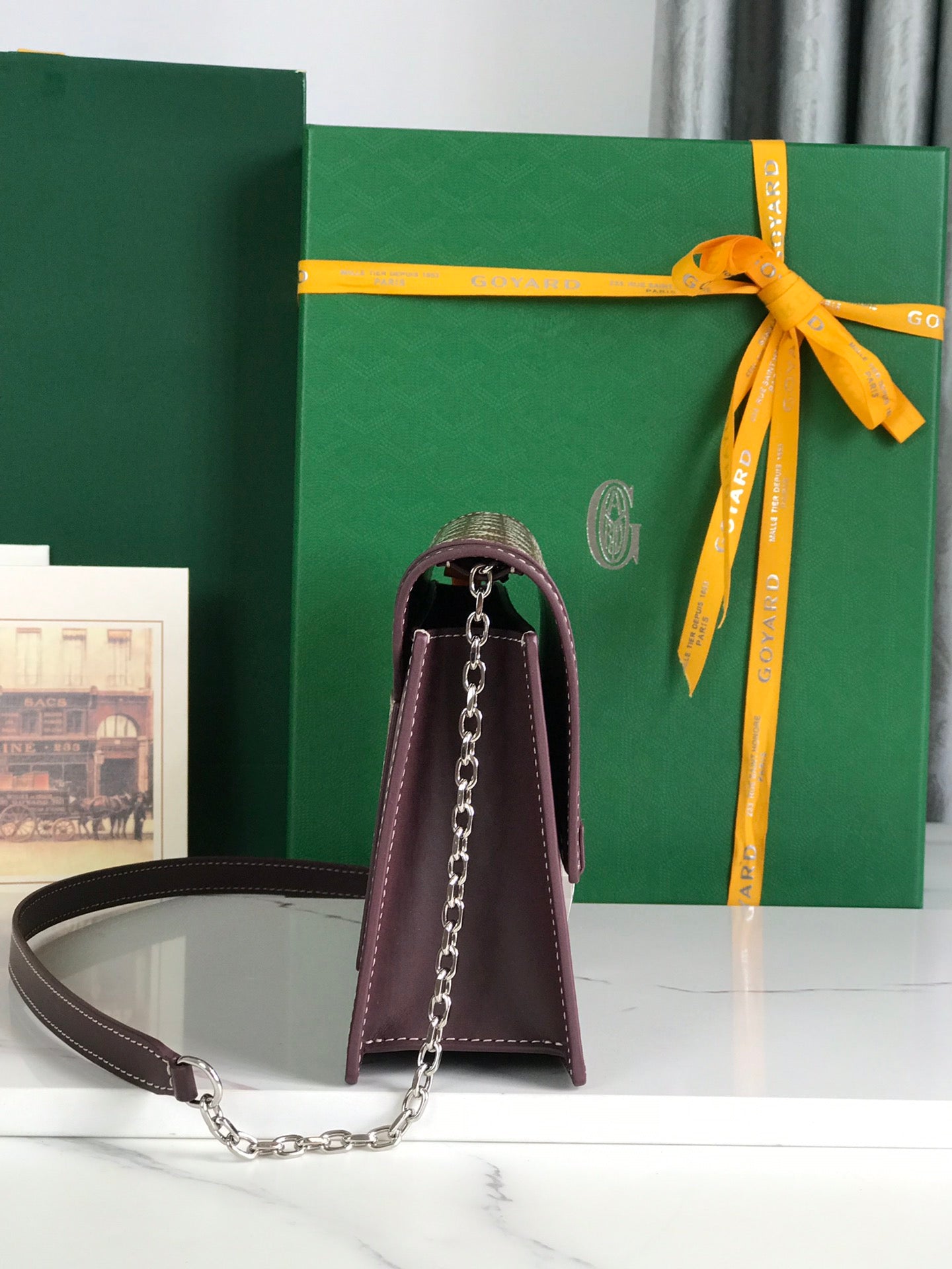 Burgundy Duchesse Marie-Caroline Bag