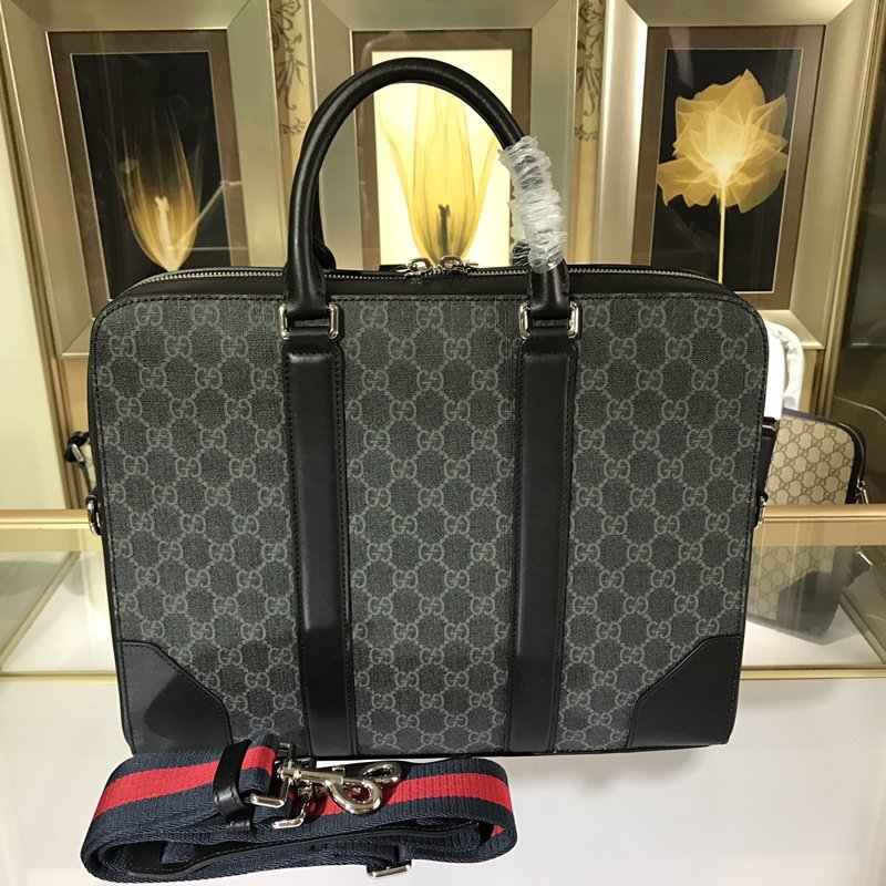 Black G briefcase