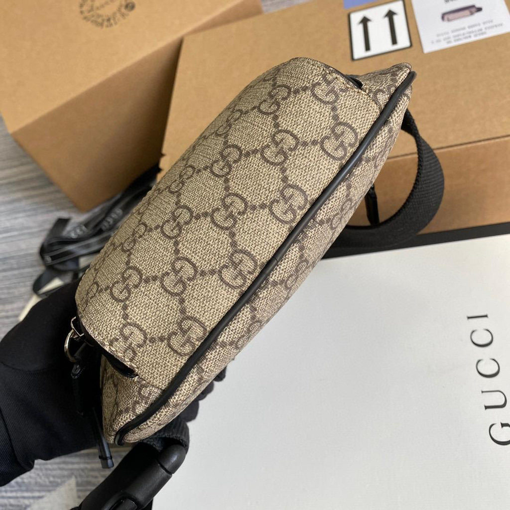 Beige & Black Men's GS Bumbag