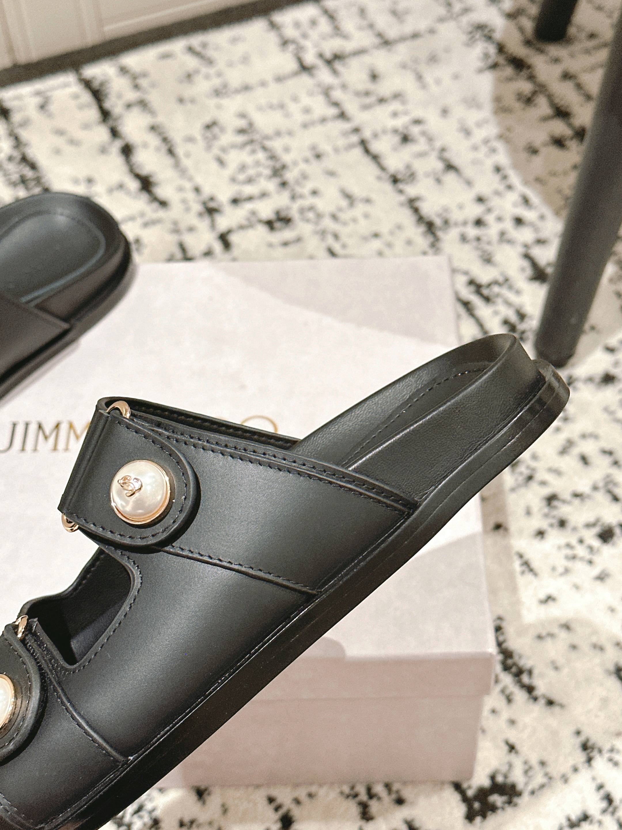 Black Fayence Sandal