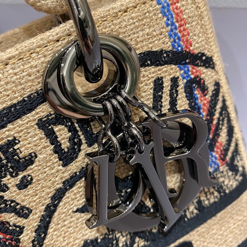 Beige canvas medium LD-lite bag