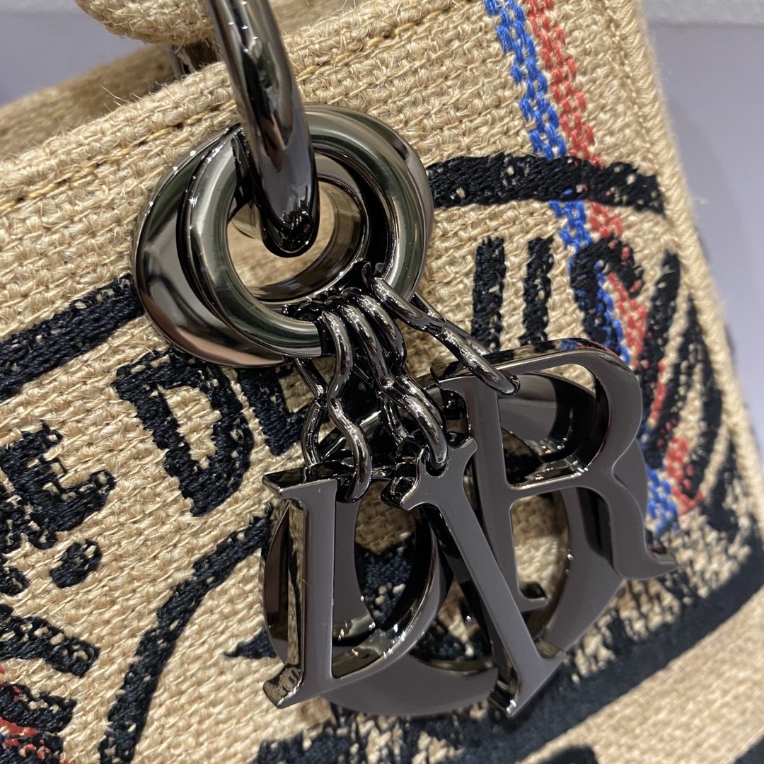 Beige canvas medium LD-lite bag