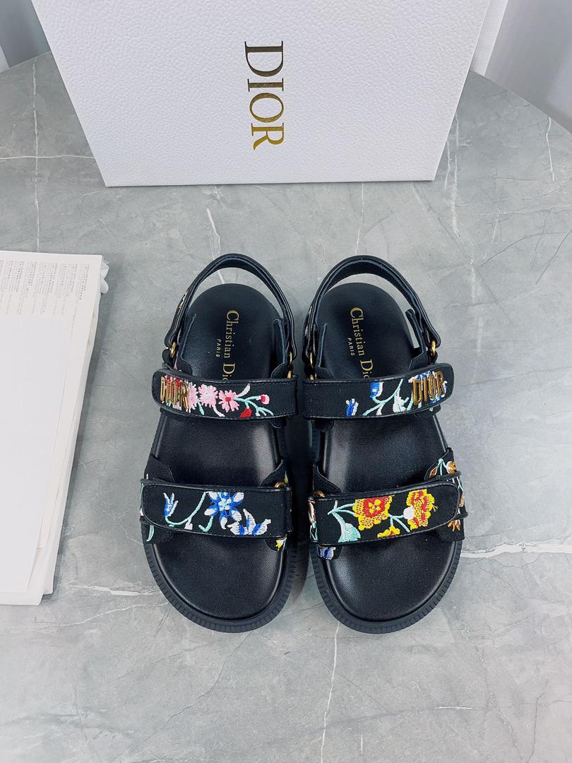 Black Multicolor DA Sandal