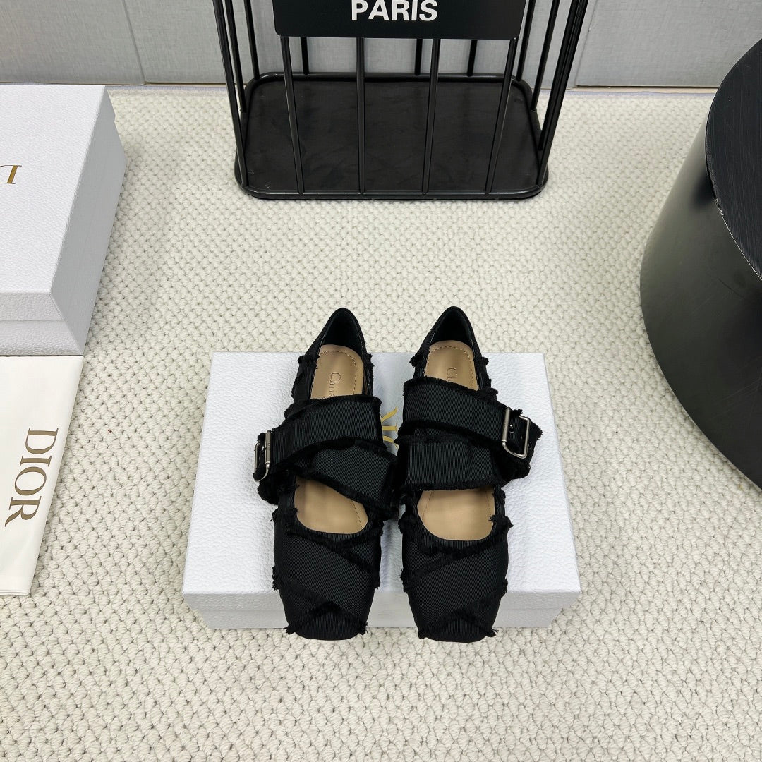 Black Songe Ballet Flat