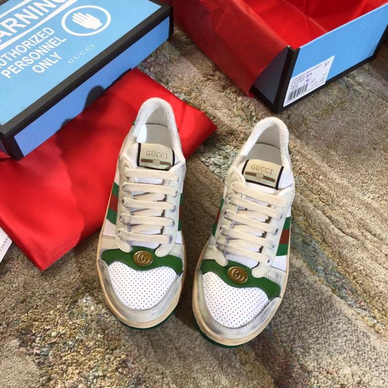 Women's off-white GS canvas-trimmed leather sneakers