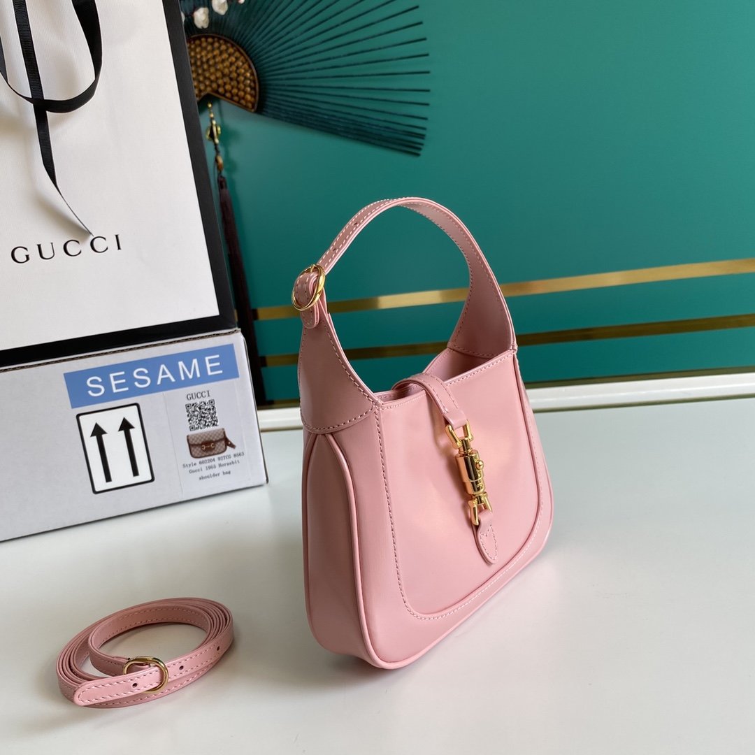 Light pink GJ 1961 mini shoulder bag