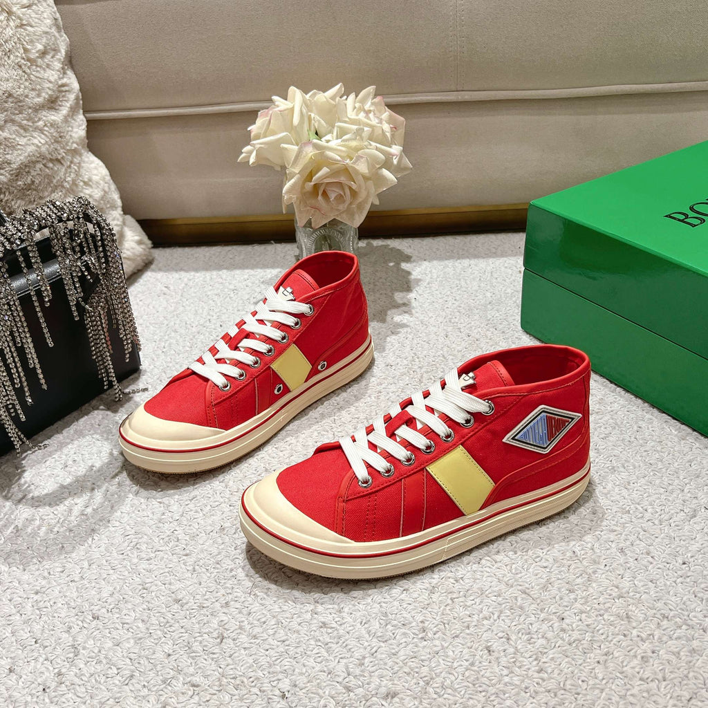 Men's Scarlet/Tomato Mid-Top Eliot Sneaker