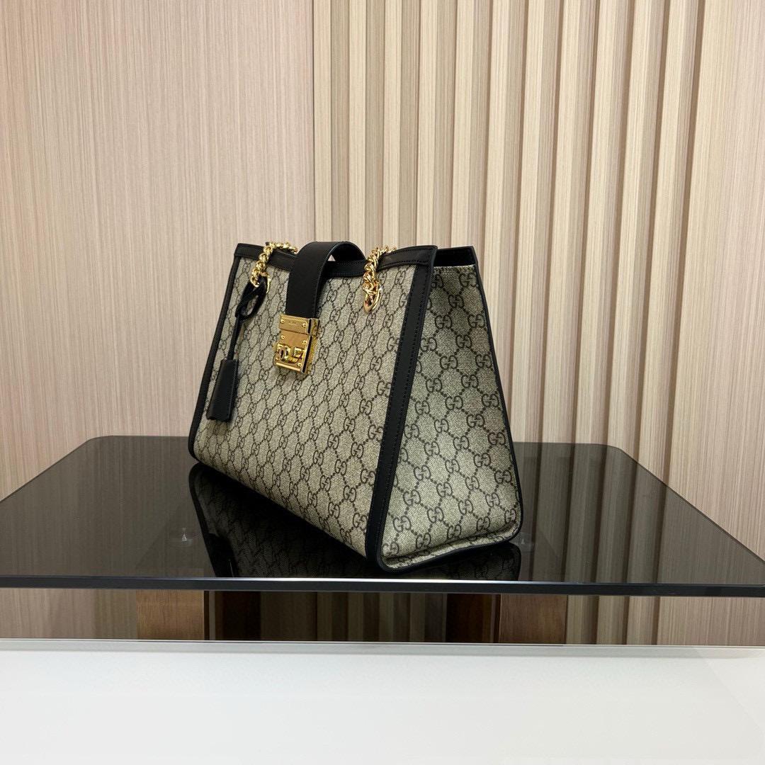 Beige/Black GP Medium Shoulder Bag