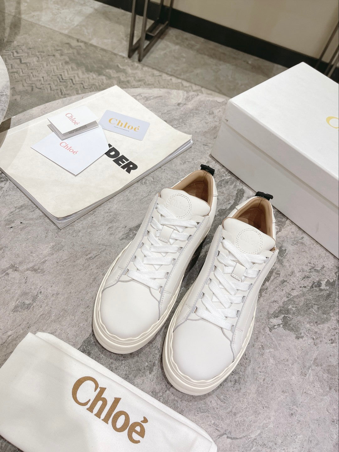 White CL sneaker
