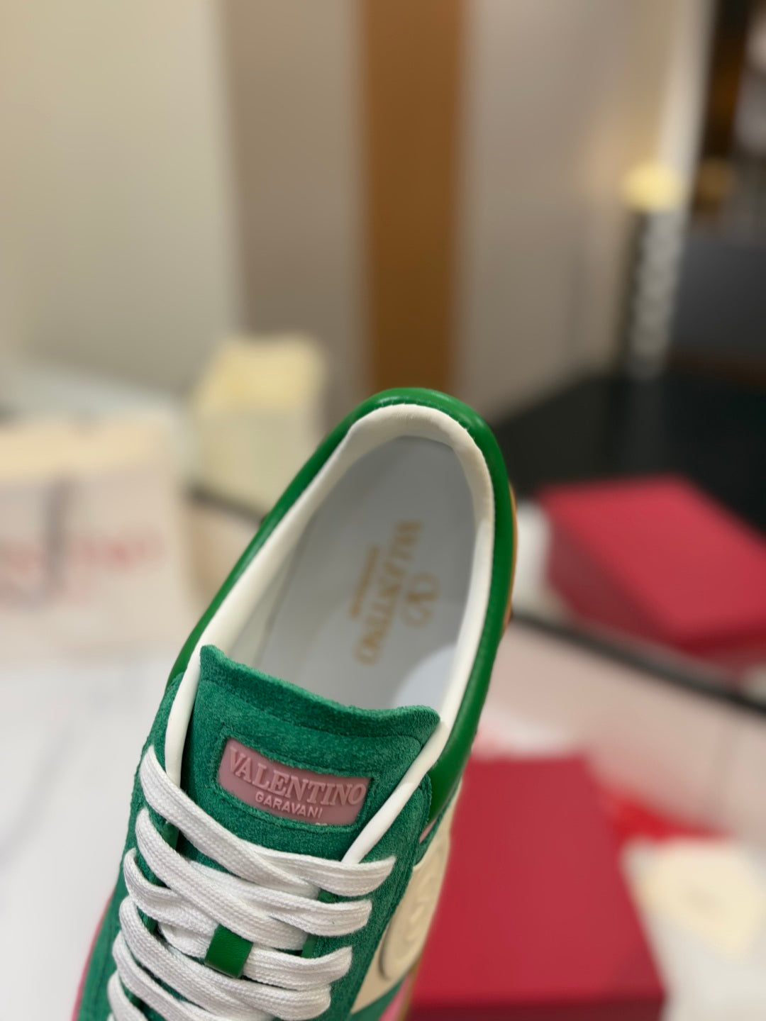 Men's Sweet Pink/Green/Glace Upvillage Crosta Sneaker