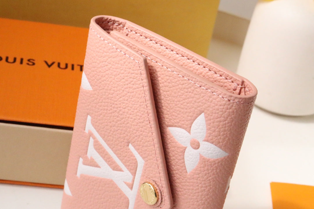 Rose Pink/Cream LV wallet