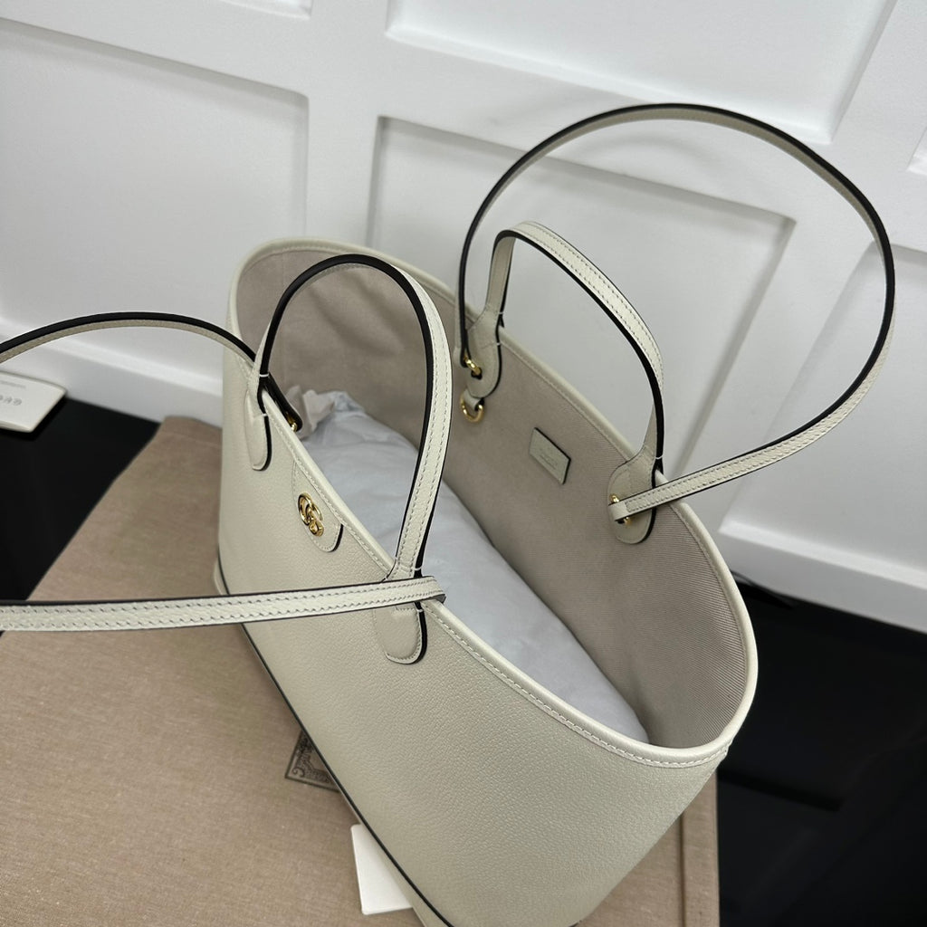 White GO Medium Tote Bag