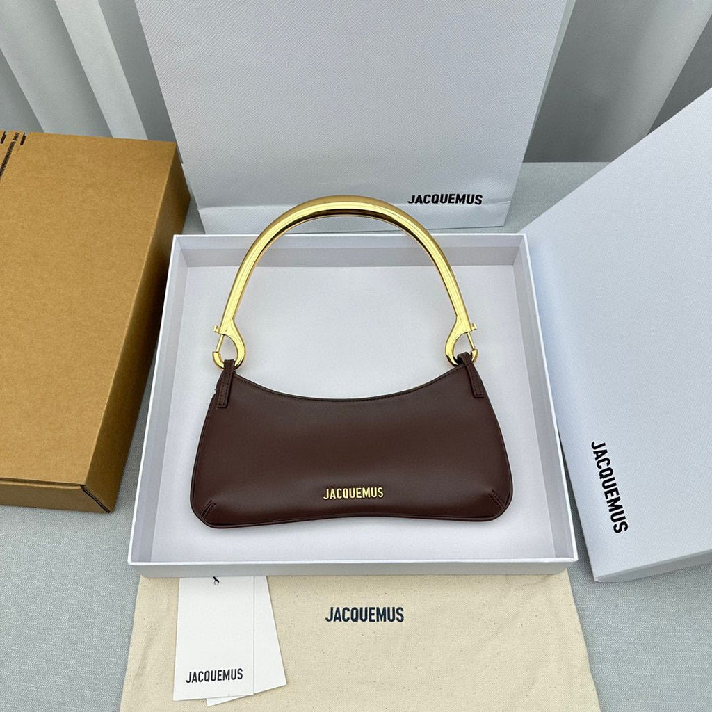 Dark Brown LB Carabiner Strap Shoulder Bag