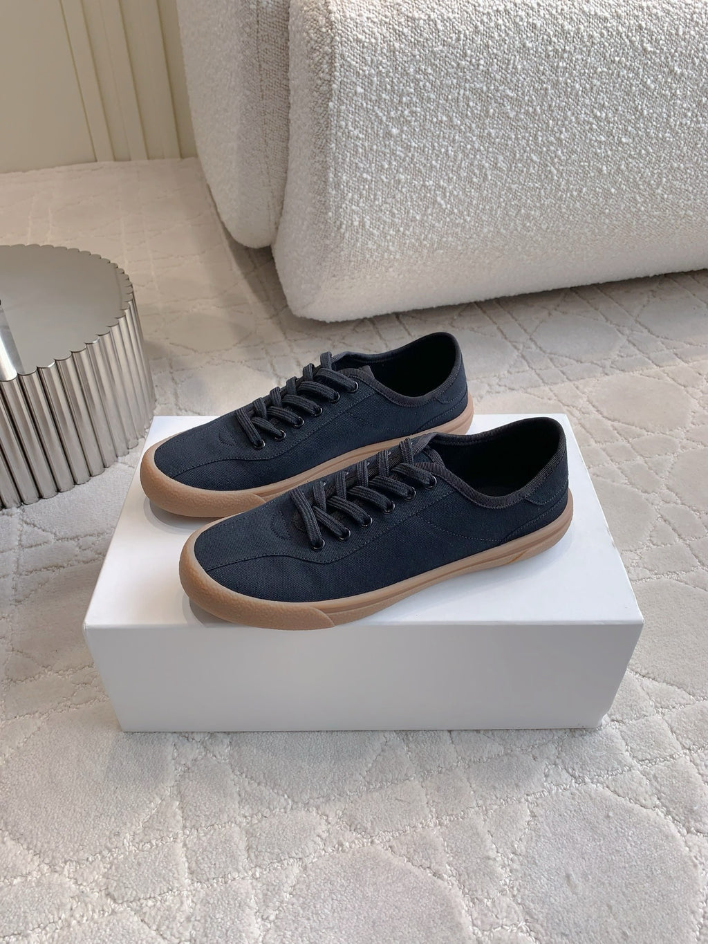 Black Canvas Sneakers