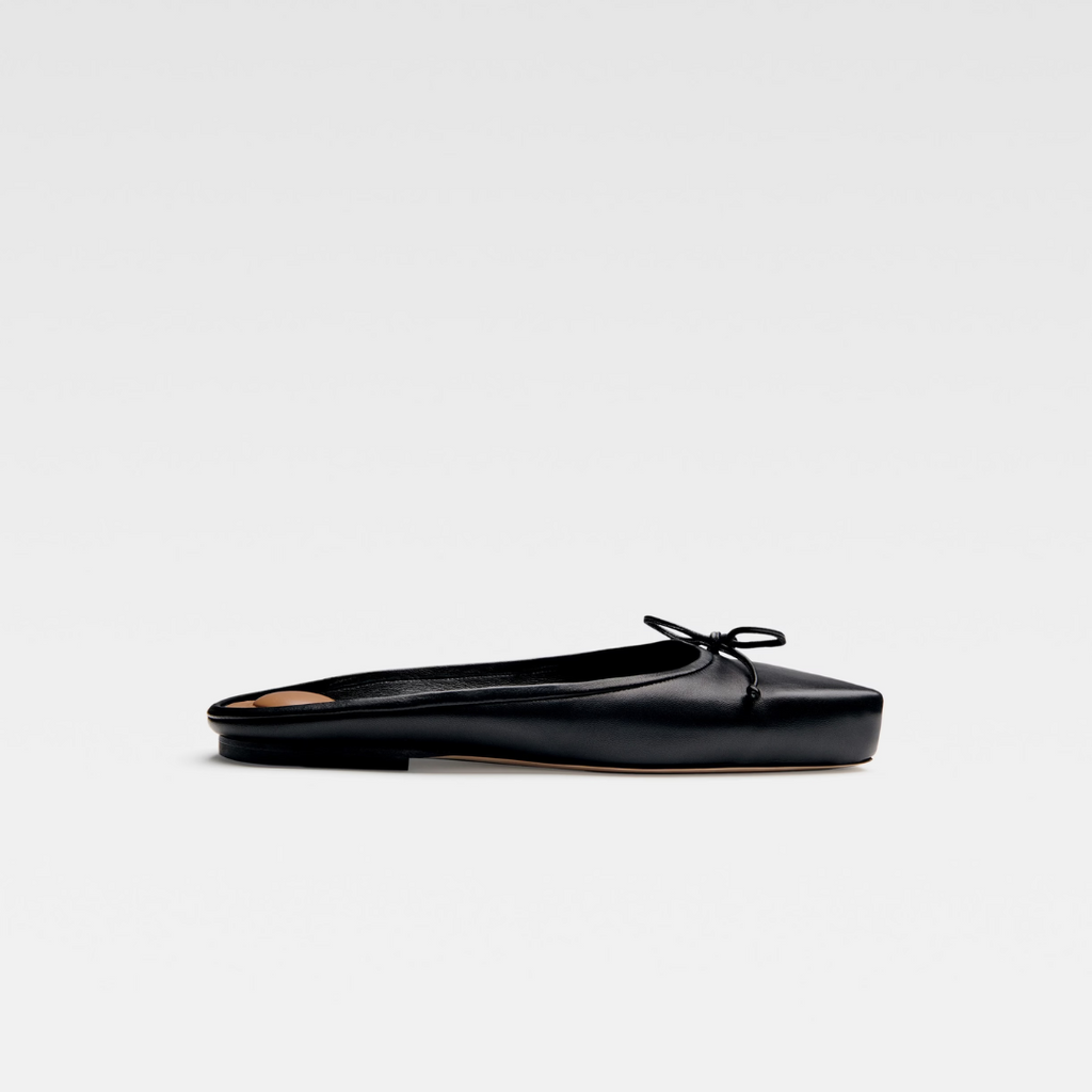 Black The Flat Ballet Mules