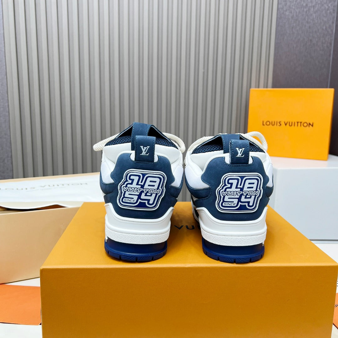 Men's Navy Blue Skate Sneaker