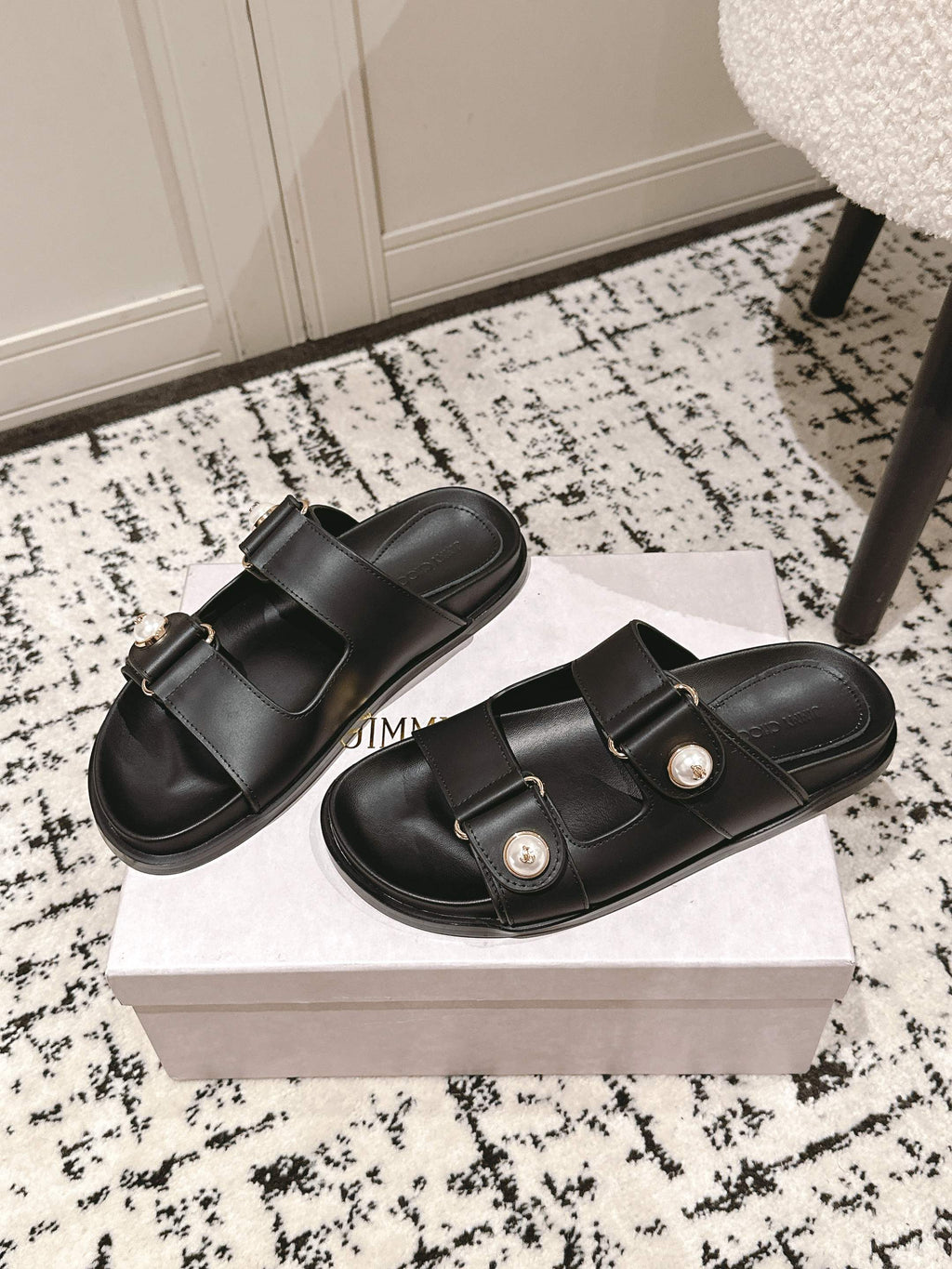 Black Fayence Sandal