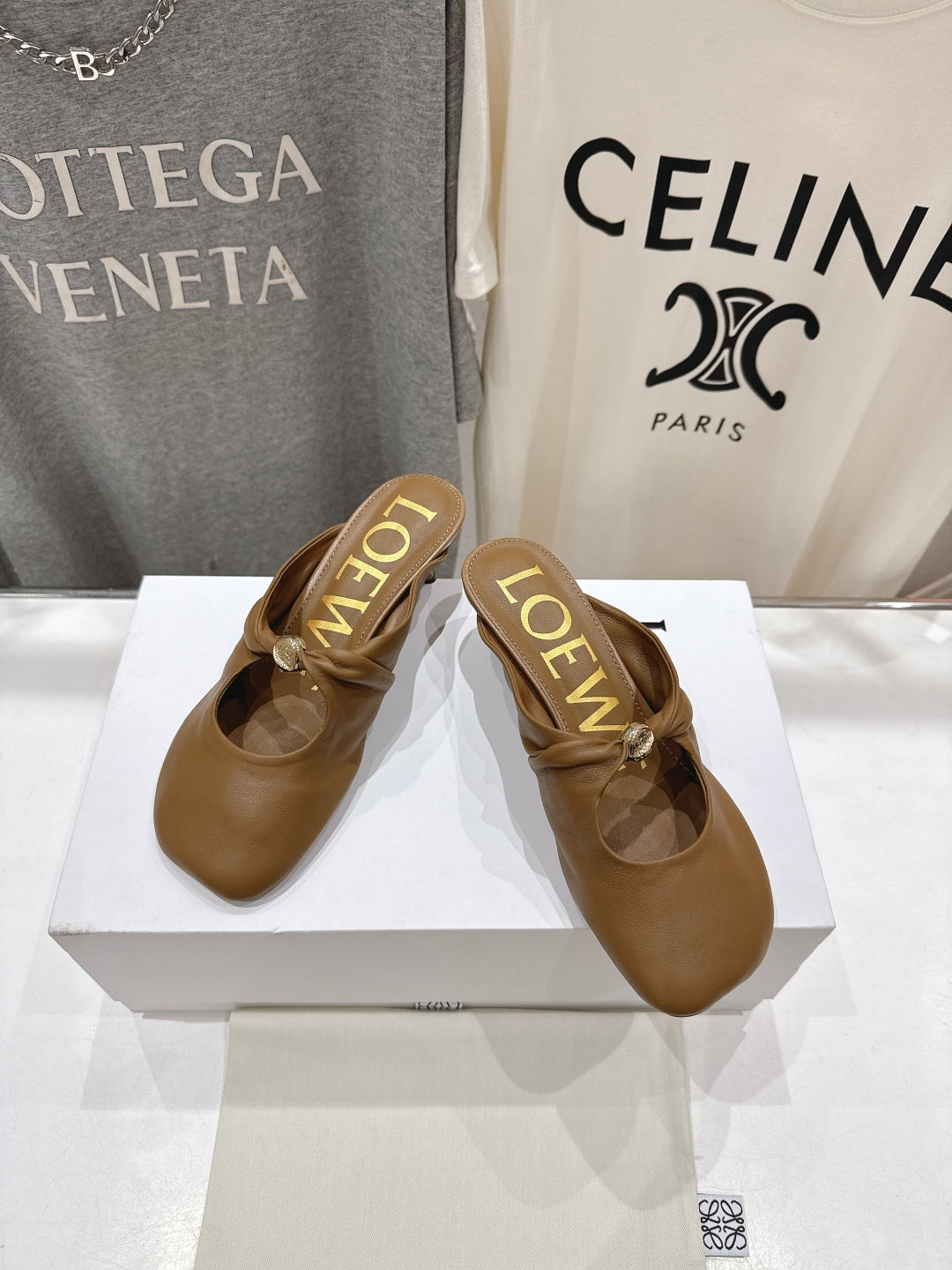 Oak Pebble Soft Mule